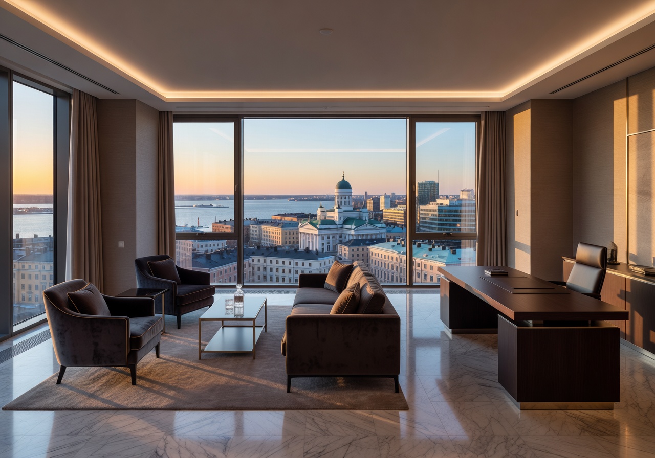 Presidential VIP Penthouse with panoramic Helsinki view